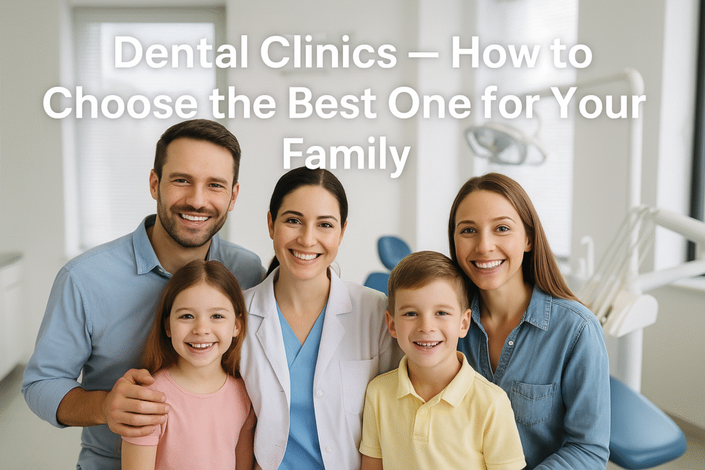 Dental Clinics – How to Choose the Best One for Your Family